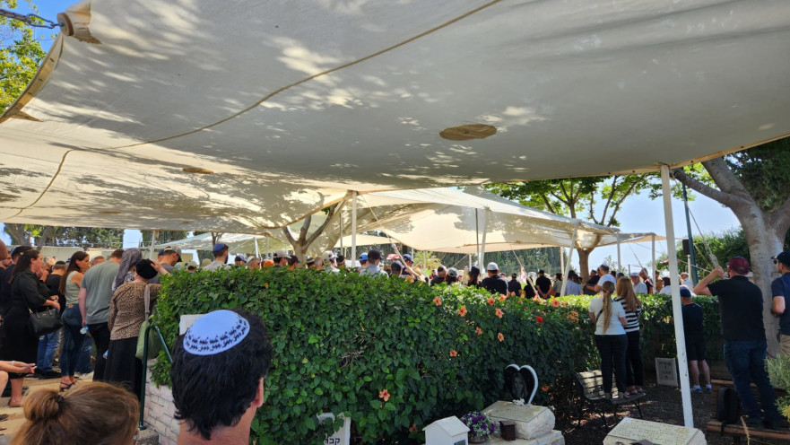 הלווית סוכן המוסד לשעבר באשקלון