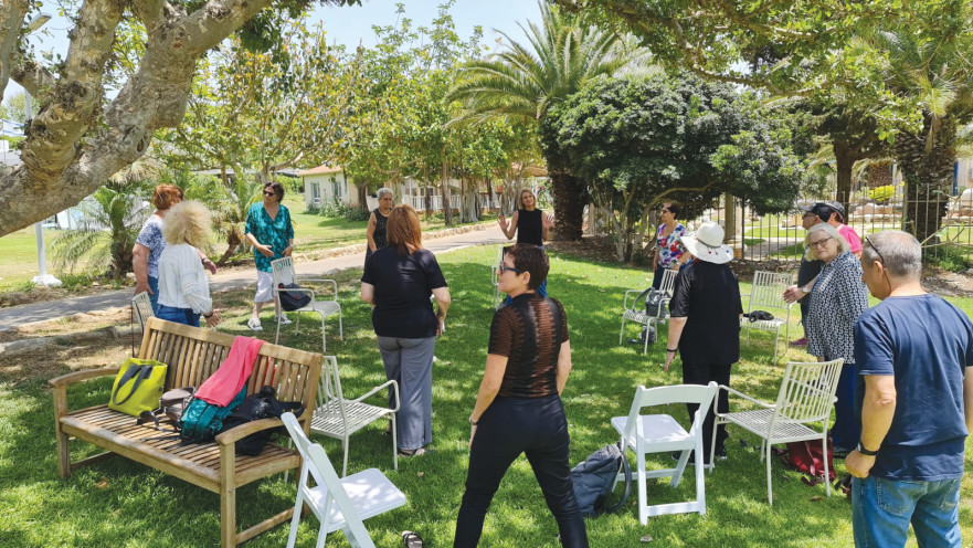 פעילות במסגרת הסיור