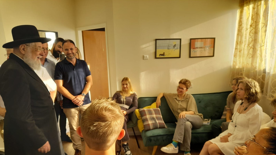 העולים לקראת גיוס בשיחה עם הרב ישראל מאיר לאו