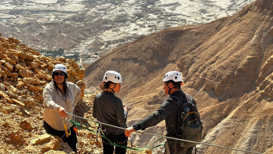 המסלול החדש במצדה 