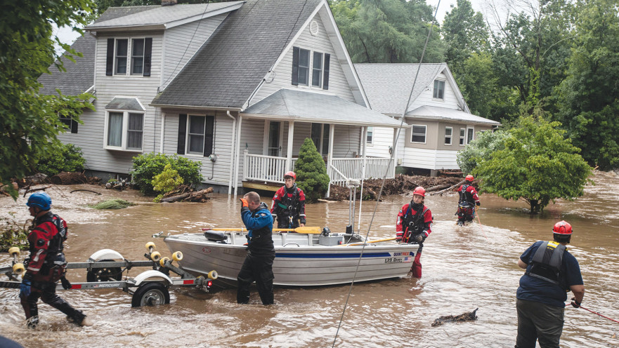 שטפונות בניו יורק