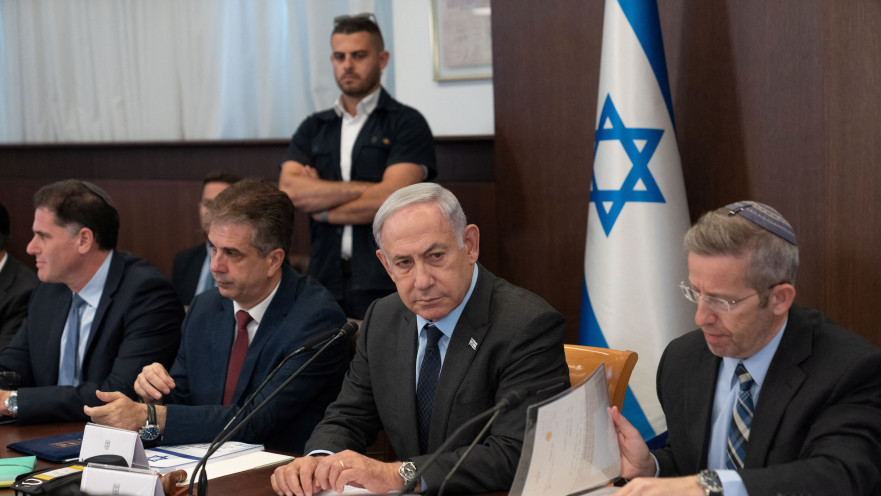 בנימין נתניהו בישיבת הממשלה