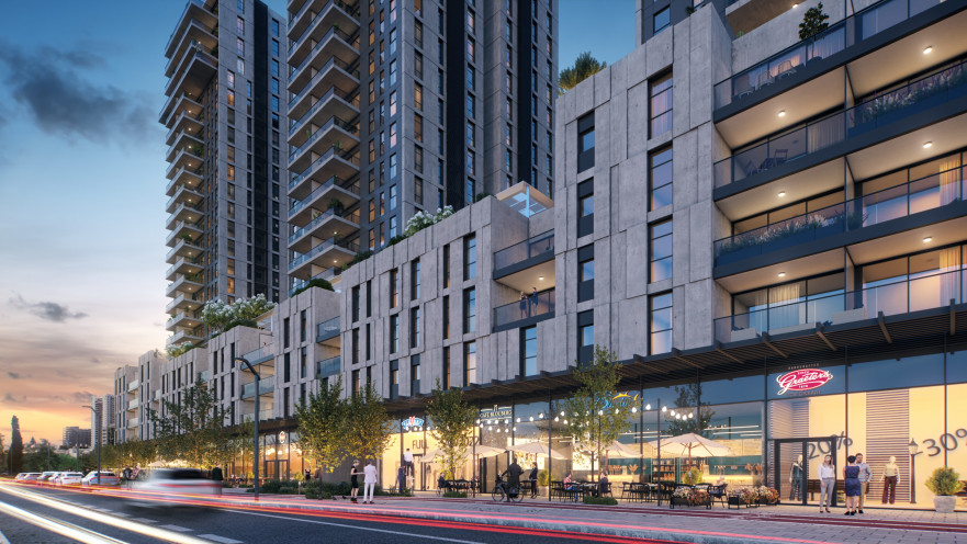 הדמיית פרויקט AIR. ערך מוסף לבעלי הזכויות במתחם