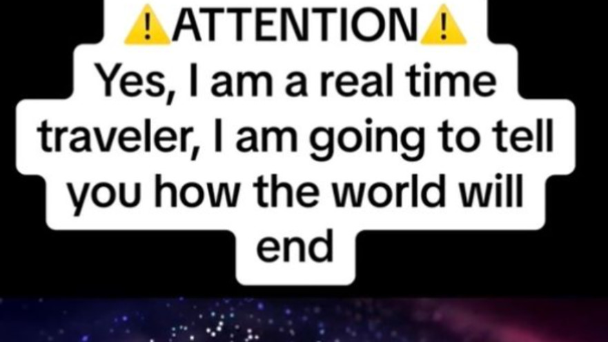 אזהרותיו של "הנוסע בזמן"
