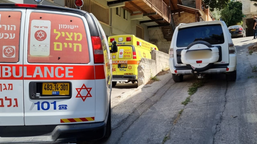 זירת תאונת עבודה בנצרת