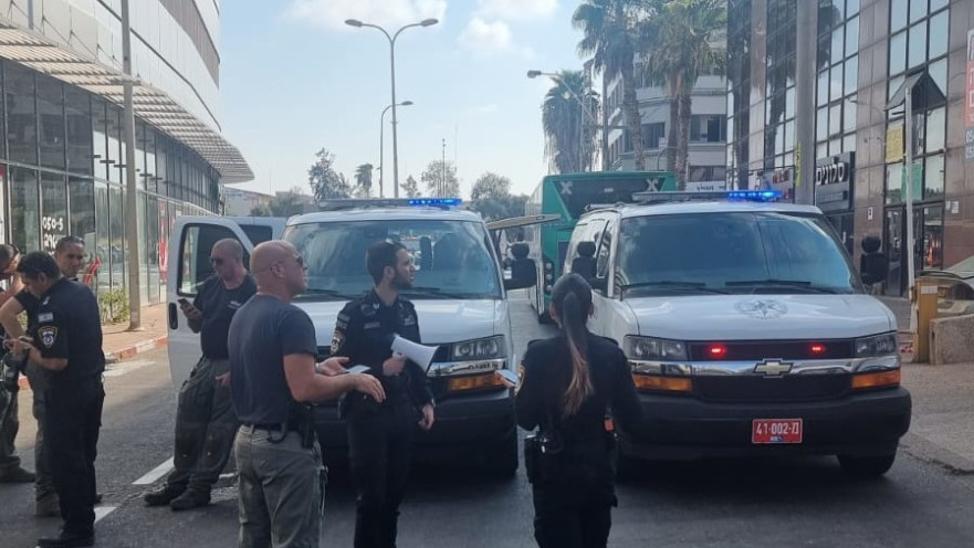 זירת האירוע באזור