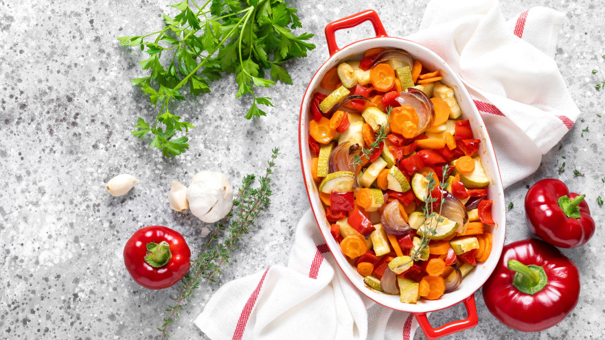 ירקות קלויים, אילוסטרציה