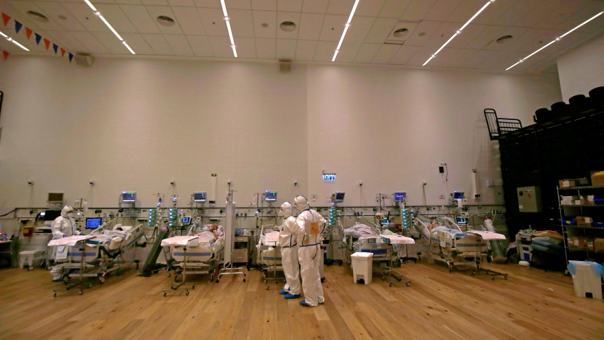 מחלקת הקורונה בבית החולים זיו