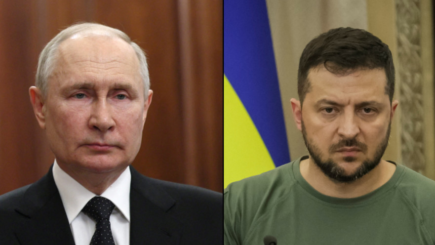 וולודימיר זלנסקי, ולדימיר פוטין
