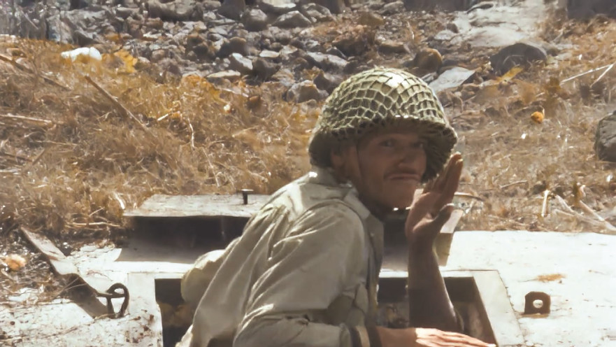 חייל סורי בבונקר במלחמת יום הכיפורים