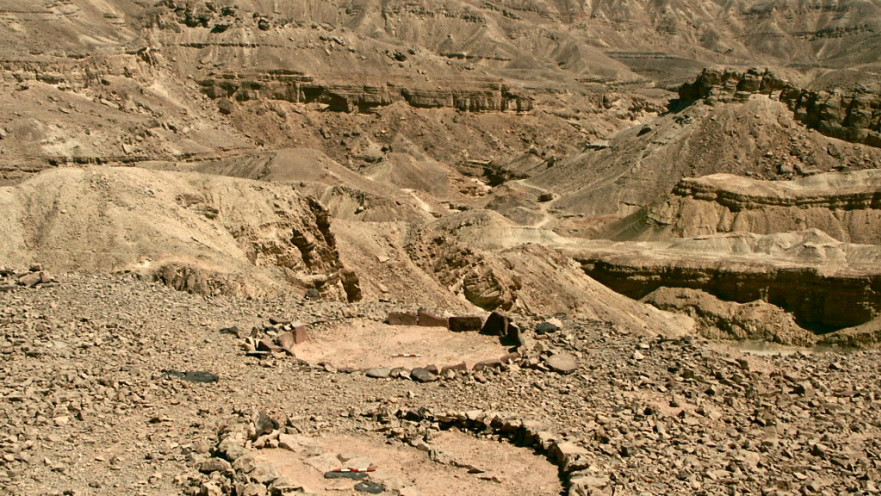 אתר החפירה בדרום