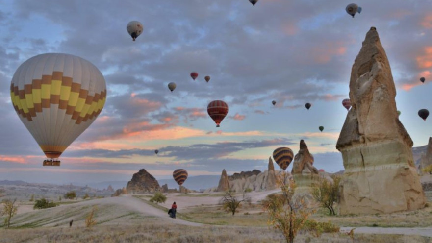 כדורים פורחים בקפדוקיה, טורקיה