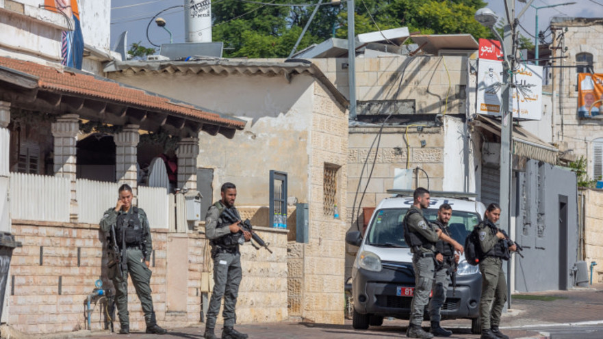 כוחות מג"ב ברמלה (למצולמים אין קשר לנאמר)