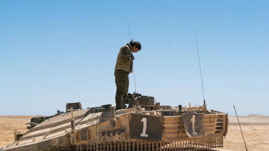 סרן ק' מפקדת בפלוגת טנקיסטיות