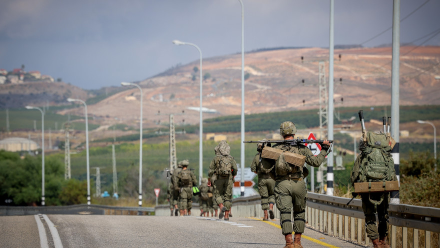 כוחות צה"ל בגבול לבנון