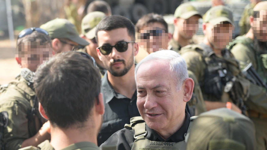 ביקור בנימין נתניהו בעוצבת הקומנדו בצפון