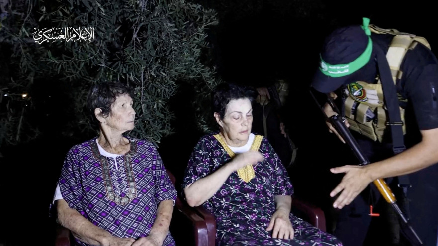 שחרור החטופות נורית קופר ויוכבד ליפשיץ משבי חמאס