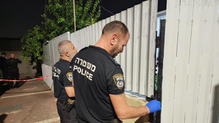 זירת הירי באשקלון