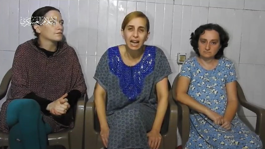 החטופות מהסרטון שפרסם חמאס