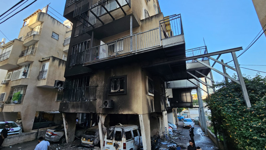 שריפת בניין בבני ברק