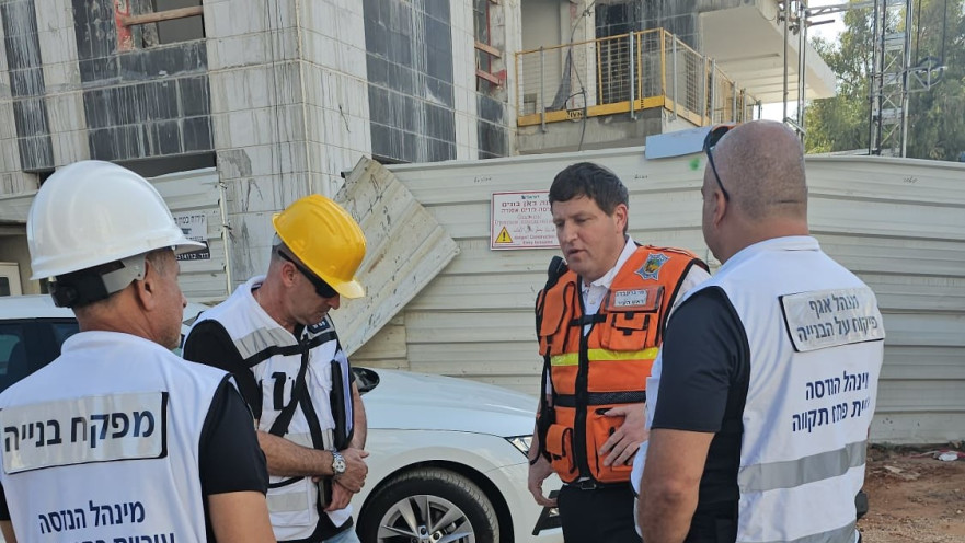 גרינברג באתר בניה. הנחה להוציא צו הפסקת עבודה