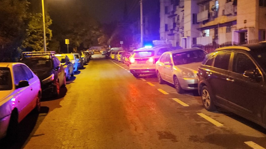 רחוב מסריק. הבית שלעברו בוצע ירי