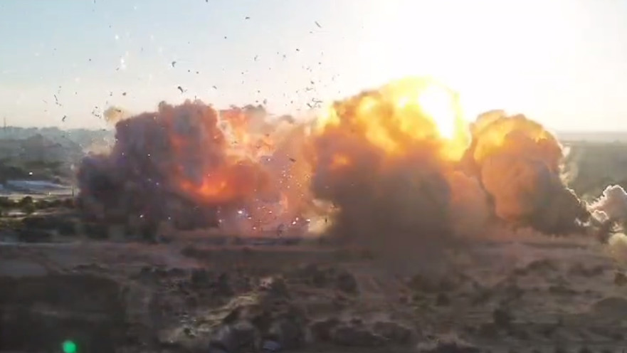 פיצוץ מוצב של הג'יהאד האסלאמי בצפון רצועת עזה