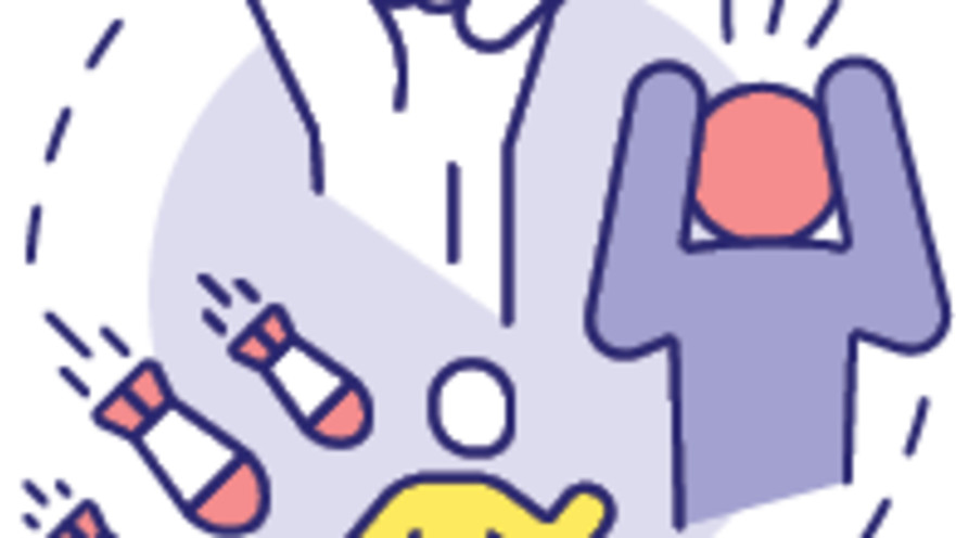 טראומה, איור אילוסטרציה