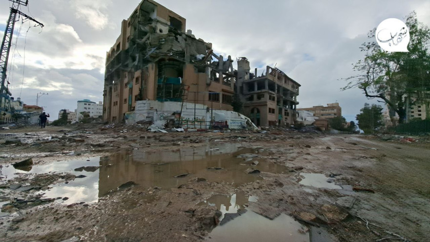 יום גשום בעזה