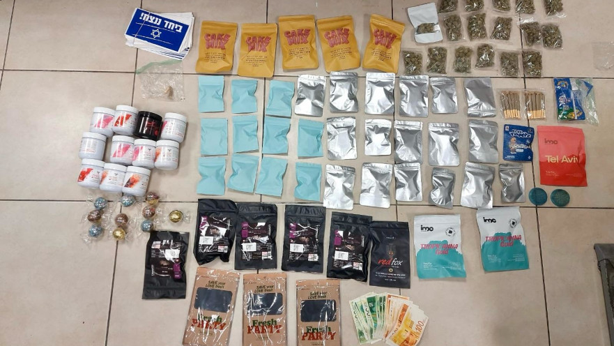 הממצאים שנתפסו בפעילות בלשי יל"פ ציון