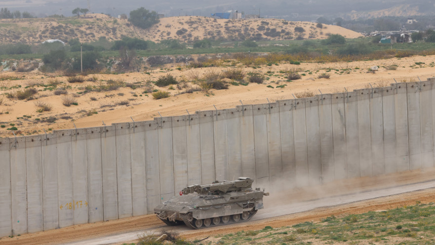 כלי צבאי סמוך לרצועת עזה