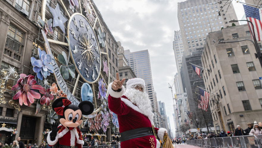 סנטה קלאוס ברחובות ניו יורק, אילוסטרציה