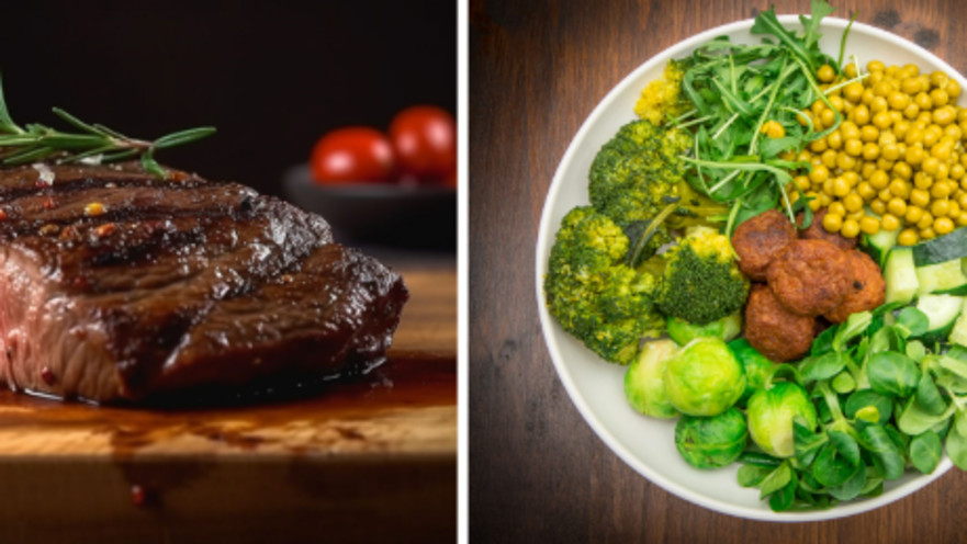 תזונה בשרית או טבעונית? זה מה שהראה המחקר