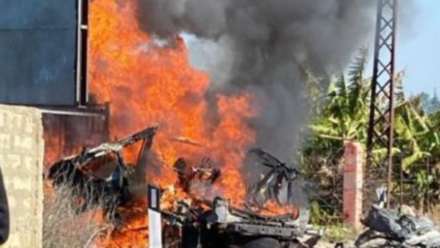 רכב הותקף בעומק לבנון