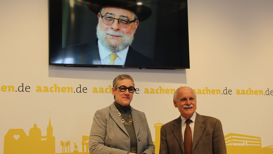 נשיא ועידת רבני אירופה זכה בפרס היוקרתי ע"ש קרל הגדול