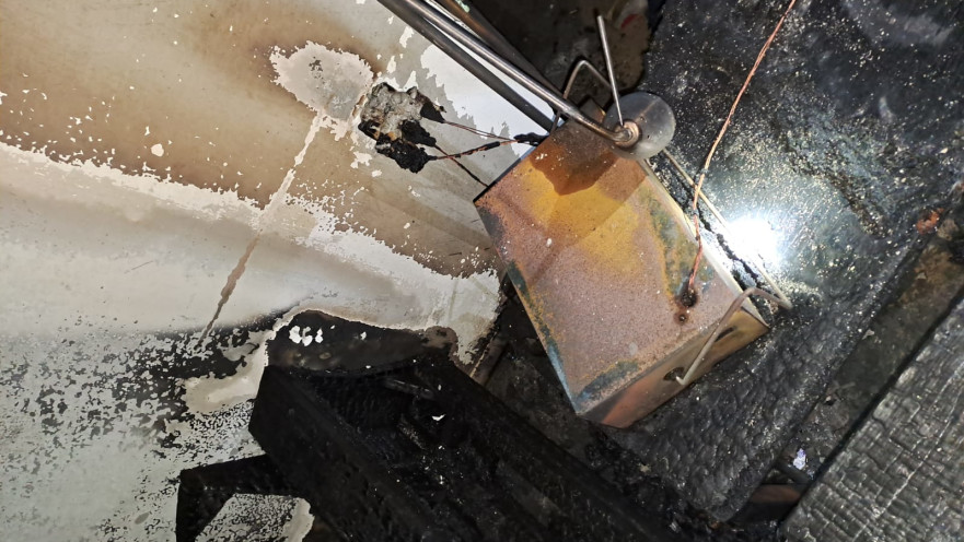 זירת השריפה הקשה בחיפה 