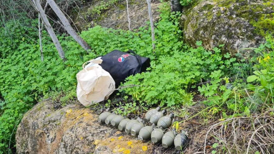 פריטי אמל"ח שנמצאו בראשון לציון