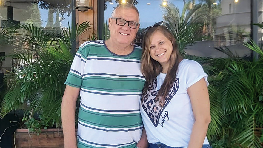 מורן פדלון עם אביה רמי. פתרונות יצירתיים