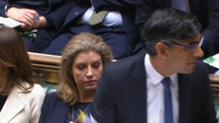 המחווה לחטופים בפרלמנט הבריטי