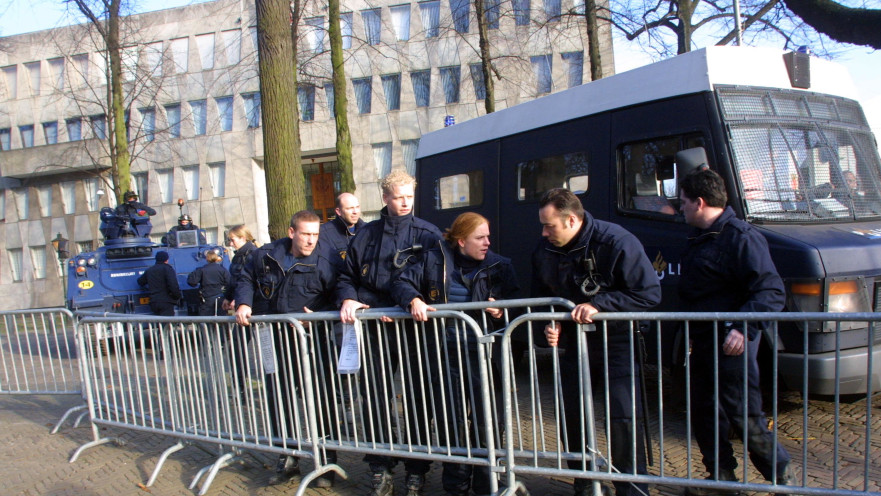 אבטחה ליד שגרירות ישראל בהולנד