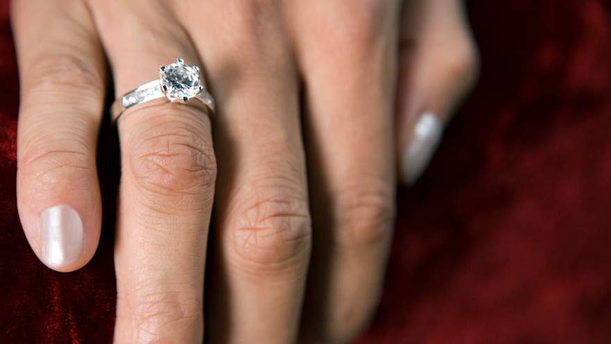 טבעת יהלום, אילוסטרציה