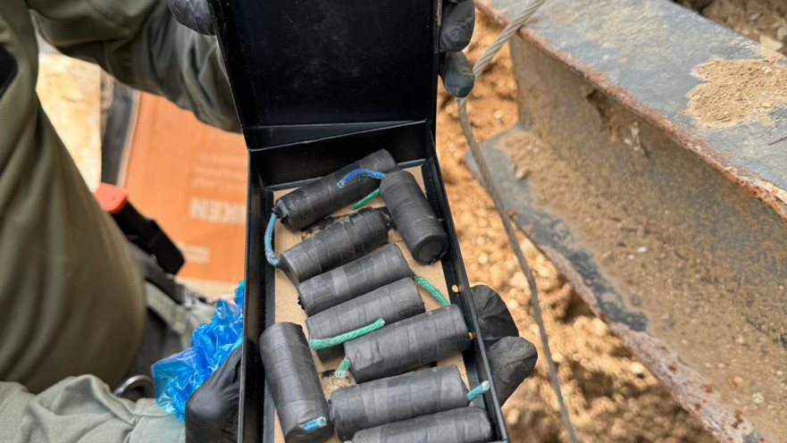 האמל"ח שאותר בשכונה