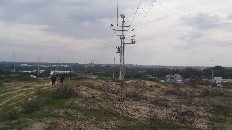 שטחים שנשרפו בעוטף עזה