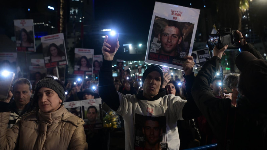 עצרת משפחות החטופים 