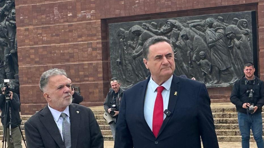 ישראל כ"ץ ושגריר ברזיל בישראל פדריקו מאייר