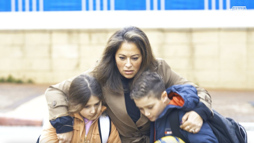 ליהיא גרינר וילדיה בקמפיין ההסברה