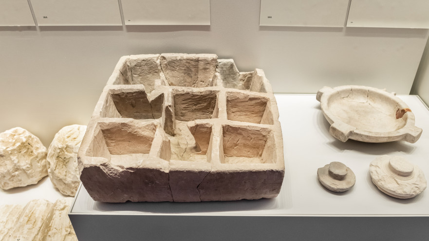 התיבה שהתגלתה בחפירות רשות העתיקות בעיר דוד