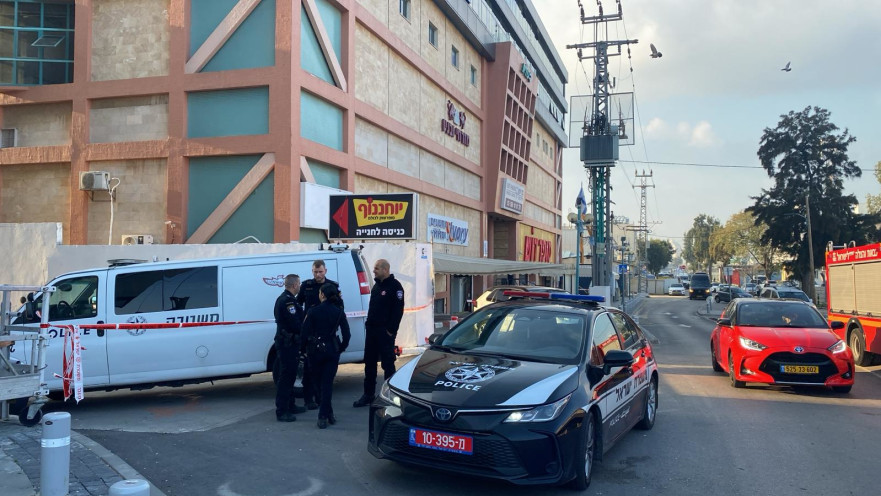 זירת האירוע בבת ים