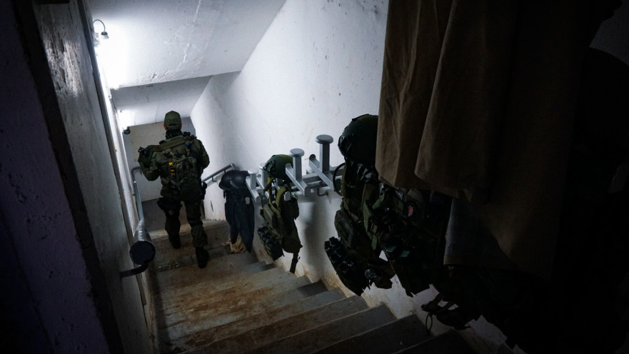 הירידה למקלט בקיבוץ מלכיה