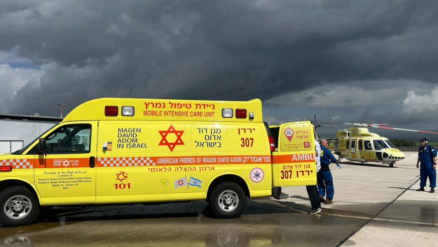 פינוי הפצועים מירי הנ"ט ממרגליות